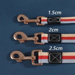 2m Long Dog Training Leash Pet Lead Non-Slip Rubber Nylon Training Walking Rope Work Dog Leashes For Small Medium Large Big Dogs