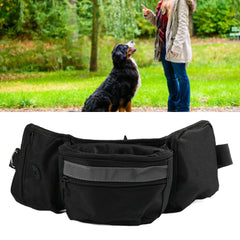 Dog Training Waist Bag Multifunction Large Capacity Dog Training Waist Treat Pouch with Hidden Bottle Holder Dog Treat Pouch