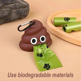 Pet Poop Waste Bag Portable Silicone Dog Waste Bag Convenient Pet Poop Bag Holder Shaped Dog Bag Dispenser