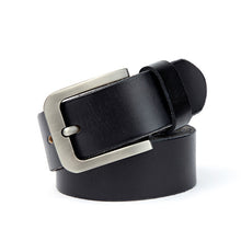 Load image into Gallery viewer, Men&#39;s Belt Premium Original Leather Sturdy Metal Pin Buckle Jeans Belt for Men Vintage Design Brown Belt Men&#39;s Gift