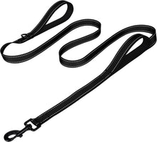 画像をギャラリービューアに読み込む, Dog Leash Heavy Duty for Large Dogs That Pull, Double Handle for Traffic Control, Double-Sided Reflective Leashes for Large Medium Dogs Night Safety