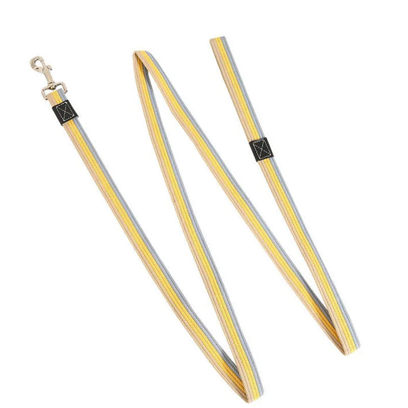 2m Long Dog Training Leash Pet Lead Non-Slip Rubber Nylon Training Walking Rope Work Dog Leashes For Small Medium Large Big Dogs