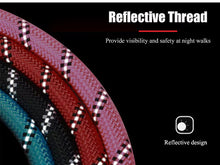 画像をギャラリービューアに読み込む, 2 Pack Dog Leash, 4/5//6 FT Heavy Duty Nylon Rope Pet Leashes with Comfortable Padded Handle, Reflective Dog Leashes for Small Medium and Large Dogs