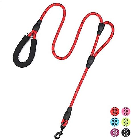 Traffic Padded Two Handle,Heavy Duty,Reflective Double Handles Lead for Control Safety Training,Leashes for Large Dogs or Medium Dogs