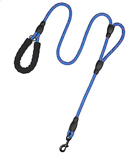 Traffic Padded Two Handle,Heavy Duty,Reflective Double Handles Lead for Control Safety Training,Leashes for Large Dogs or Medium Dogs