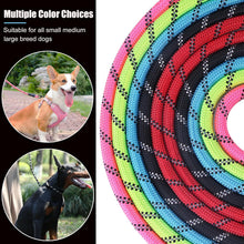 画像をギャラリービューアに読み込む, 2 Pack Dog Leash, 4/5//6 FT Heavy Duty Nylon Rope Pet Leashes with Comfortable Padded Handle, Reflective Dog Leashes for Small Medium and Large Dogs