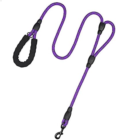 Traffic Padded Two Handle,Heavy Duty,Reflective Double Handles Lead for Control Safety Training,Leashes for Large Dogs or Medium Dogs