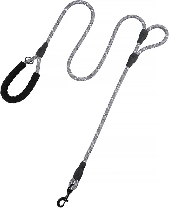 Traffic Padded Two Handle,Heavy Duty,Reflective Double Handles Lead for Control Safety Training,Leashes for Large Dogs or Medium Dogs