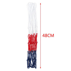 Outdoor Sports Basketball Net Standard Nylon Thread Basketball Hoop Mesh Net Backboard Rim Ball Pum 12 Loops