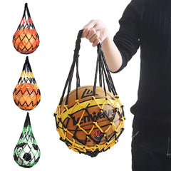 1PC Basketball Net Bag Nylon Bold Storage Bag Single Ball Carry Portable Equipment Outdoor Sports Football Soccer Volleyball Bag