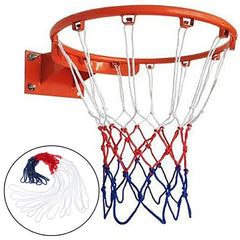 Outdoor Sports Basketball Net Standard Nylon Thread Basketball Hoop Mesh Net Backboard Rim Ball Pum 12 Loops