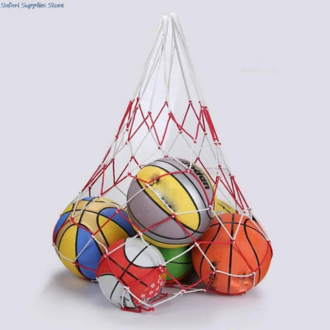 1pcs 10 Balls Carry Net Bag outdoor sporting Soccer Net Portable Sports Equipment Basketball Volleyball ball net bag