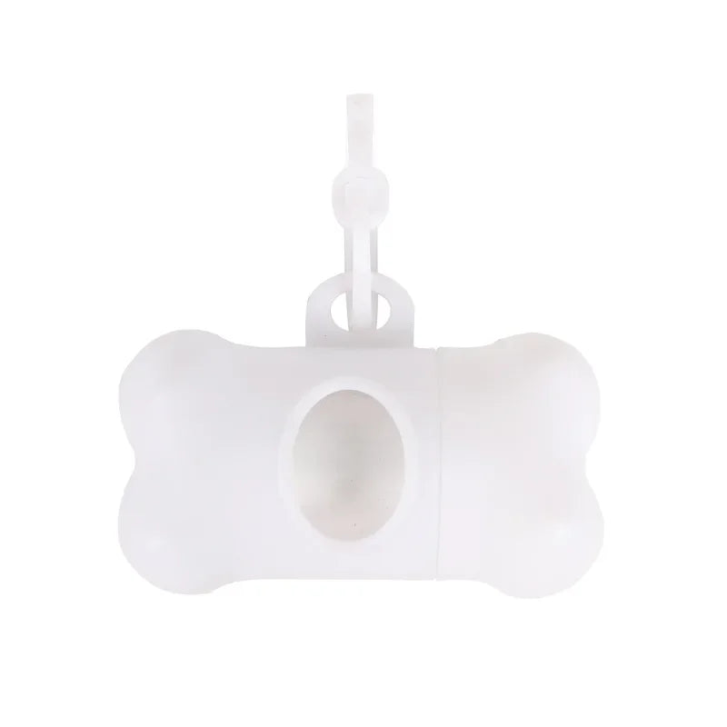 Bone Shaped Pet Garbage Bag Dispenser for Dogs Carrying Cleaning Supplies When Going Out