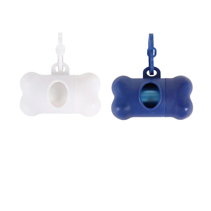 Bone Shaped Pet Garbage Bag Dispenser for Dogs Carrying Cleaning Supplies When Going Out