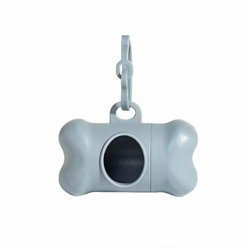 Bone Shaped Pet Garbage Bag Dispenser for Dogs Carrying Cleaning Supplies When Going Out