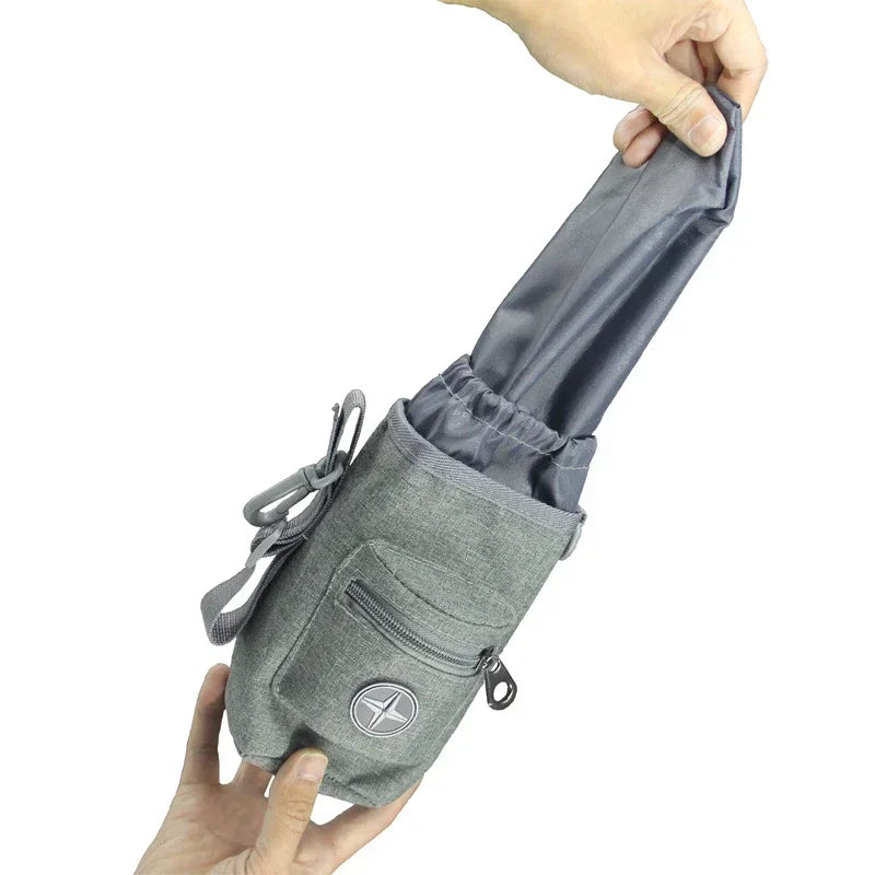Portable Outdoor Poo Bags Pet Training Waist Bag Dog Training Bags Pet Snack Food Container Puppy Snack Waist Bag Pets Supplies