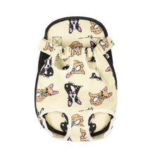 画像をギャラリービューアに読み込む, Small Dog Carrier Backpack Legs Out Pet Puppy Carrier Backpack Hands-Free Cat Travel Bag for Walking Hiking Bike and Motorcycle