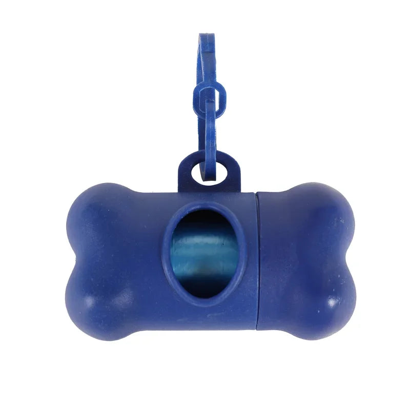 Bone Shaped Pet Garbage Bag Dispenser for Dogs Carrying Cleaning Supplies When Going Out