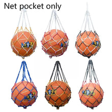 Load image into Gallery viewer, 1PC Football Net Bag Nylon Bold Storage Bag Single Soccer Ball Outdoor Portable Carry Basketball Equipment Sports Volleybal B1F9