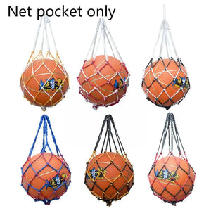 1PC Football Net Bag Nylon Bold Storage Bag Single Soccer Ball Outdoor Portable Carry Basketball Equipment Sports Volleybal B1F9