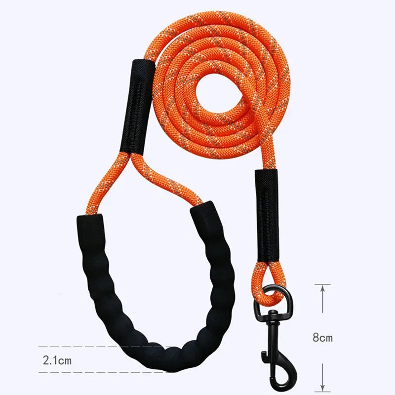 SHISHI NEW 2/3/5/10M Dog Leash Long Pet Reflective Leash for Small Medium Large Dog Outdoor Puppy Cat Dog Training Walking Rope