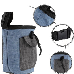 Portable Feeding Outdoor Pet Dog Treat Pouch Portable Dog Training Bags Pet Snack Food Bag Snack Reward Waist Bag