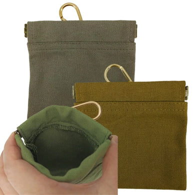 Walking Dog Snack Pocket with Carabiner Hands Free Pet Treat Bag Waist Pack Storage Pouch Dog Puppy Training Bag Food Reward