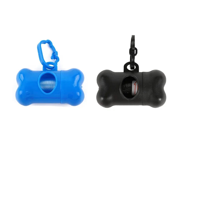 Bone Shaped Pet Garbage Bag Dispenser for Dogs Carrying Cleaning Supplies When Going Out