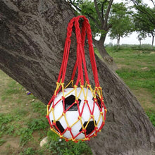 Load image into Gallery viewer, Football Net Bag Nylon Bold Storage Bag Single Ball Carry Portable Equipment Outdoor Sports Soccer Basketball Volleyball Bag