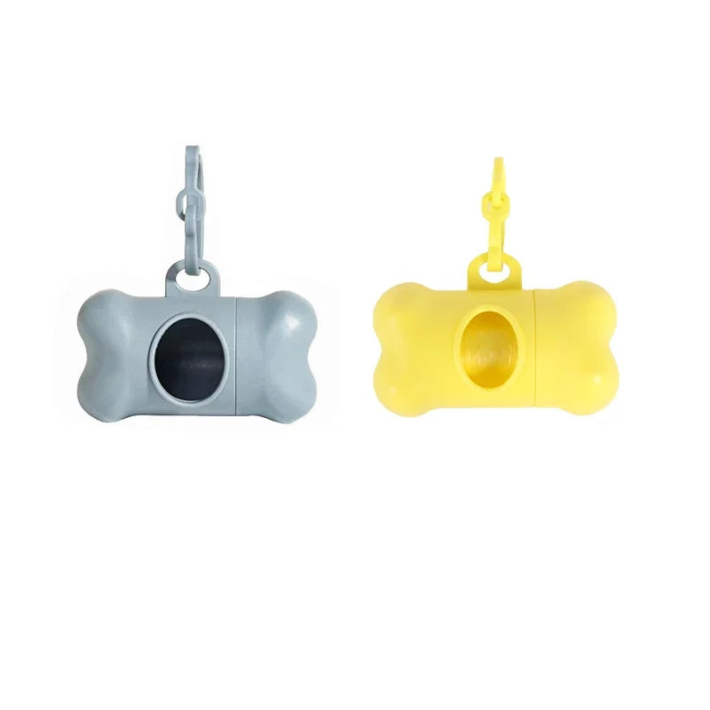 Bone Shaped Pet Garbage Bag Dispenser for Dogs Carrying Cleaning Supplies When Going Out