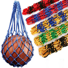 Carregar imagem no visualizador da galeria, Football Net Bag Nylon Bold Storage Bag Single Ball Carry Portable Equipment Outdoor Sports Soccer Basketball Volleyball Bag