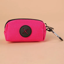 画像をギャラリービューアに読み込む, Canvas Dog Poop Bag Holder, Outdoor Pet Waste Bag Dispenser with Carabiner Clip, Animal Waste Collection Pouch