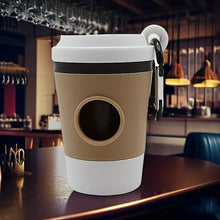 Load image into Gallery viewer, Coffee Cup + 1 Roll Garbage Bag Pet Trash Bag Dispenser Portable Outdoor Dog Walking Pick Up Device Trash Bag Storage