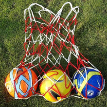 Load image into Gallery viewer, 1pcs 10 Balls Carry Net Bag Outdoor Sporting Soccer Basketball Ball Equipment Volleyball Bag Sports Net Net Portable W4C5