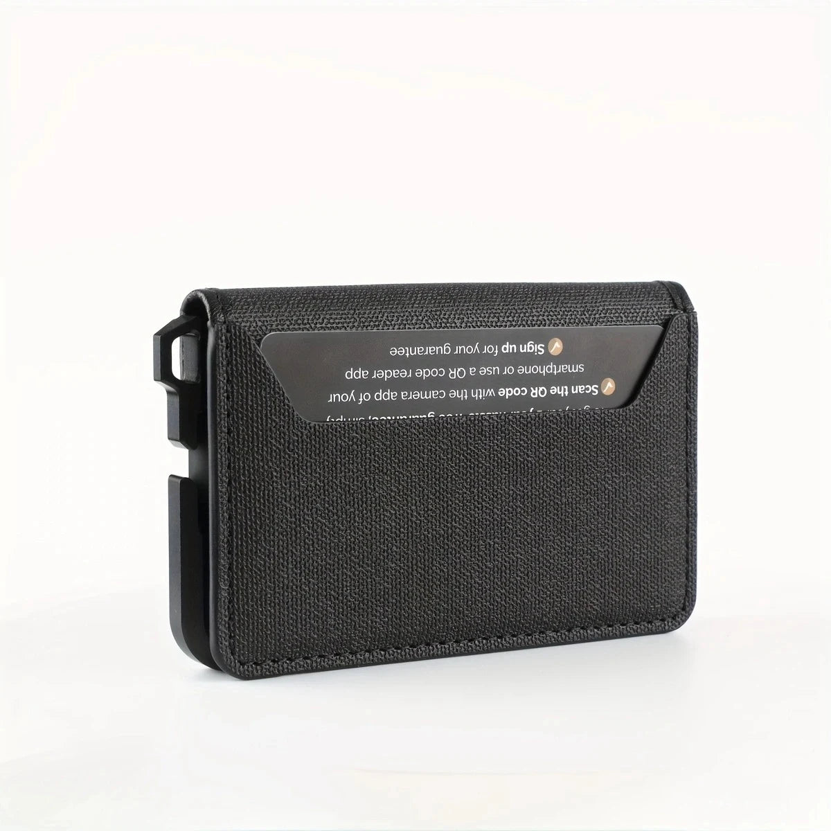 Minimalist Wallet for Men - Slim RFID Wallet, Scratch Resistant, Credit Card Holder & Money Clip, Easily Removable