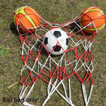 Carregar imagem no visualizador da galeria, Portable Large Ball Pocket Bold Volleyball Football Tools Outdoor Sports And Net Red Stitching B7W0 Basketball Bag White Me D6K2