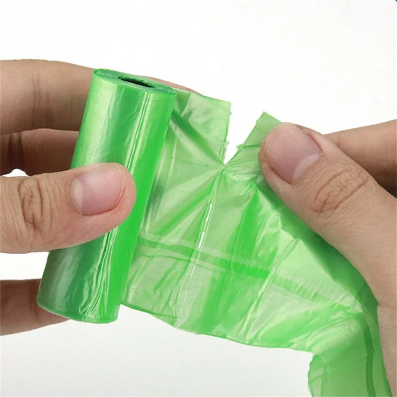10/20/50/100 Rolls Random Color Pet Supplies Dog Poop Bags For Waste Refuse Cleanup Puppy Cat Pooper Scooper Bag Biodegradable