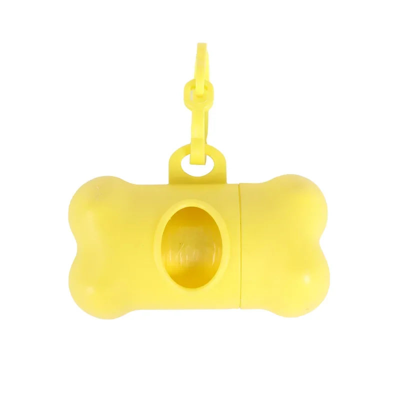 Bone Shaped Pet Garbage Bag Dispenser for Dogs Carrying Cleaning Supplies When Going Out