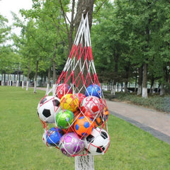 1pcs 10 Balls Carry Net Bag outdoor sporting Soccer Net Portable Sports Equipment Basketball Volleyball ball net bag