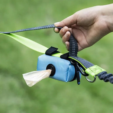 Functional Pet Puppy Cat Pick Up Poop Bag Dispenser Portable Dog Poop Waste Bag Holder Outdoor Pets Supplies Garbage Bags