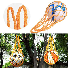 2PC Football Net Bag Nylon Bold Storage Bag Single Ball Carry Portable Equipment Outdoor Sports Soccer Basketball Volleyball Bag