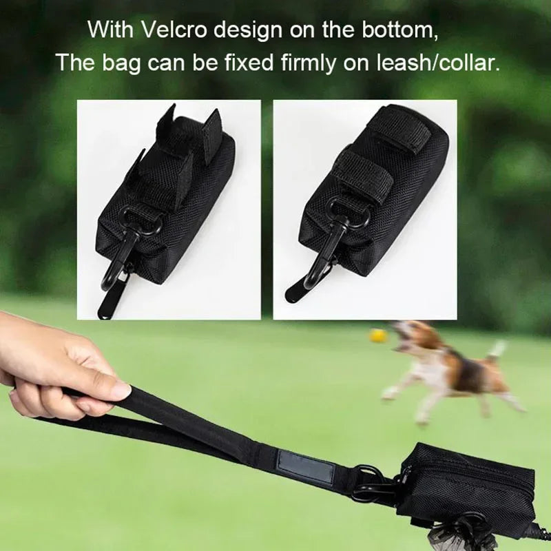 Functional Pet Puppy Cat Pick Up Poop Bag Dispenser Portable Dog Poop Waste Bag Holder Outdoor Pets Supplies Garbage Bags