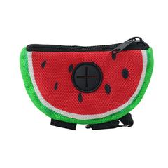 DKing outside cartoon cute watermelon watse bag dog poop bag for dogs