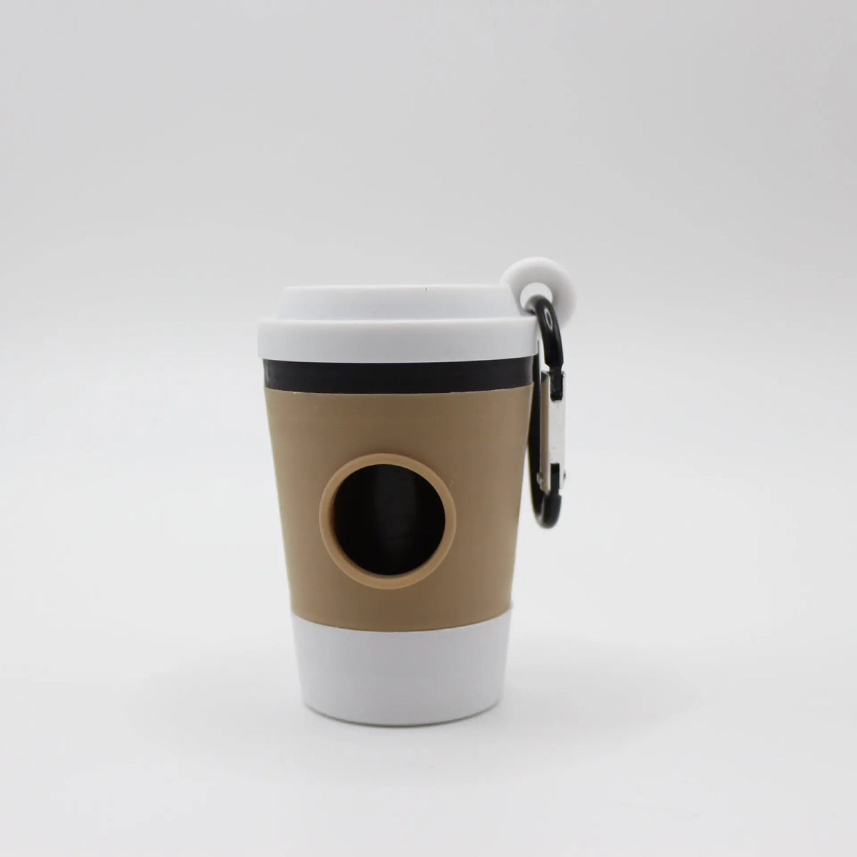Coffee Cup + 1 Roll Garbage Bag Pet Trash Bag Dispenser Portable Outdoor Dog Walking Pick Up Device Trash Bag Storage