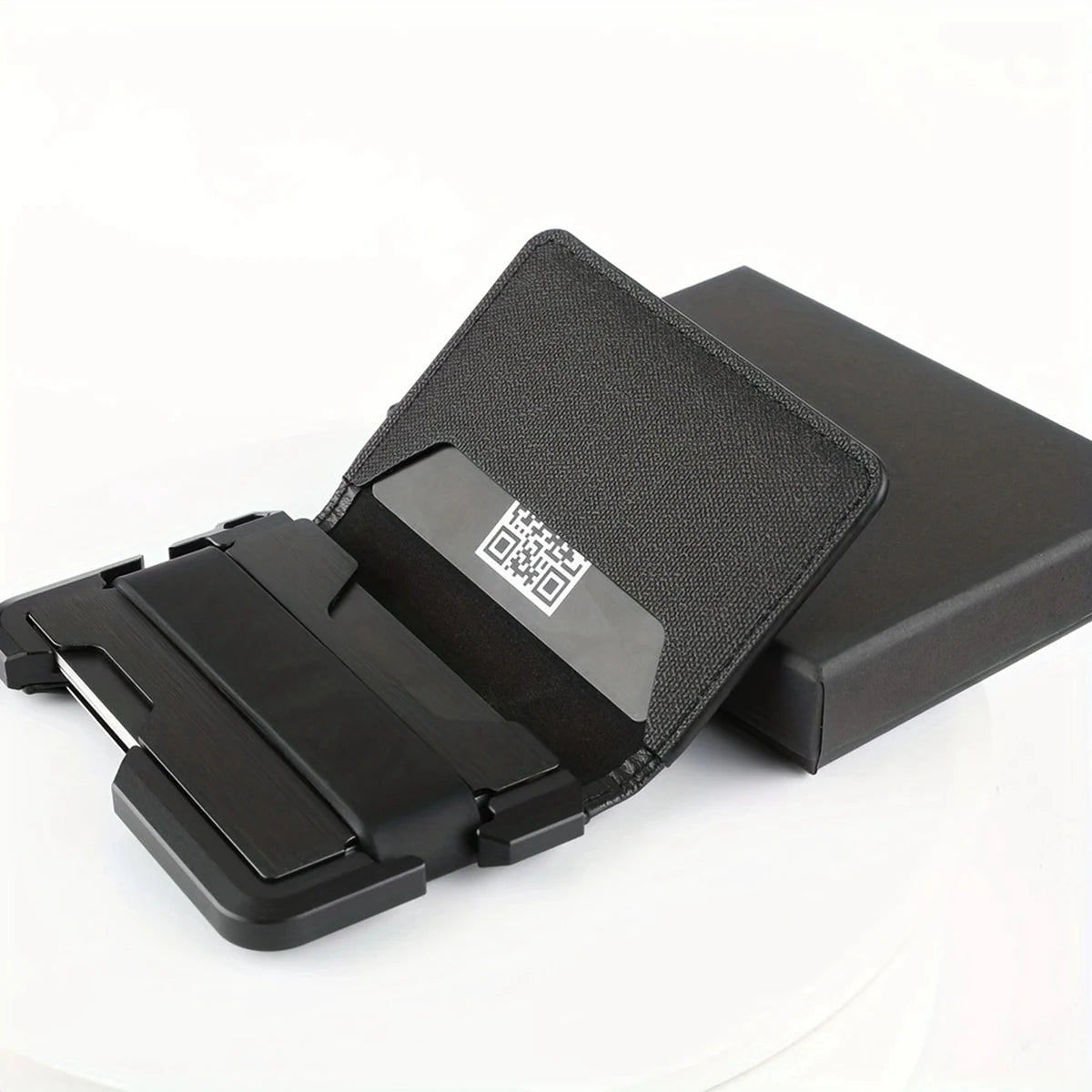 Minimalist Wallet for Men - Slim RFID Wallet, Scratch Resistant, Credit Card Holder & Money Clip, Easily Removable