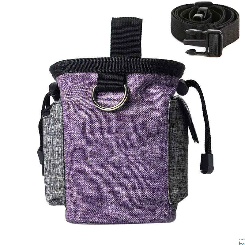 Portable Dog Bag Waist Belt Pet Items Dog Sac Accessories Outdoor Walking Training Treat Mascotas Snack Food Poop Trash Pouch