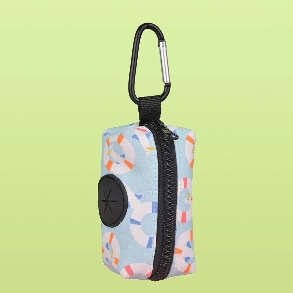 Rainbow Print Fashion Design Dog Poo Bag Holder for Dog Leash Attachment (Without Poo Bag and Leash)