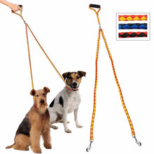 画像をギャラリービューアに読み込む, Pet Double Leash 360 Degree Rotation Knotless Pet Walking Leash With Double End Dog Walking Leash Nylon Free Safe Traction Ropes