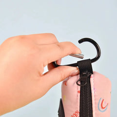 Rainbow Print Fashion Design Dog Poo Bag Holder for Dog Leash Attachment (Without Poo Bag and Leash)