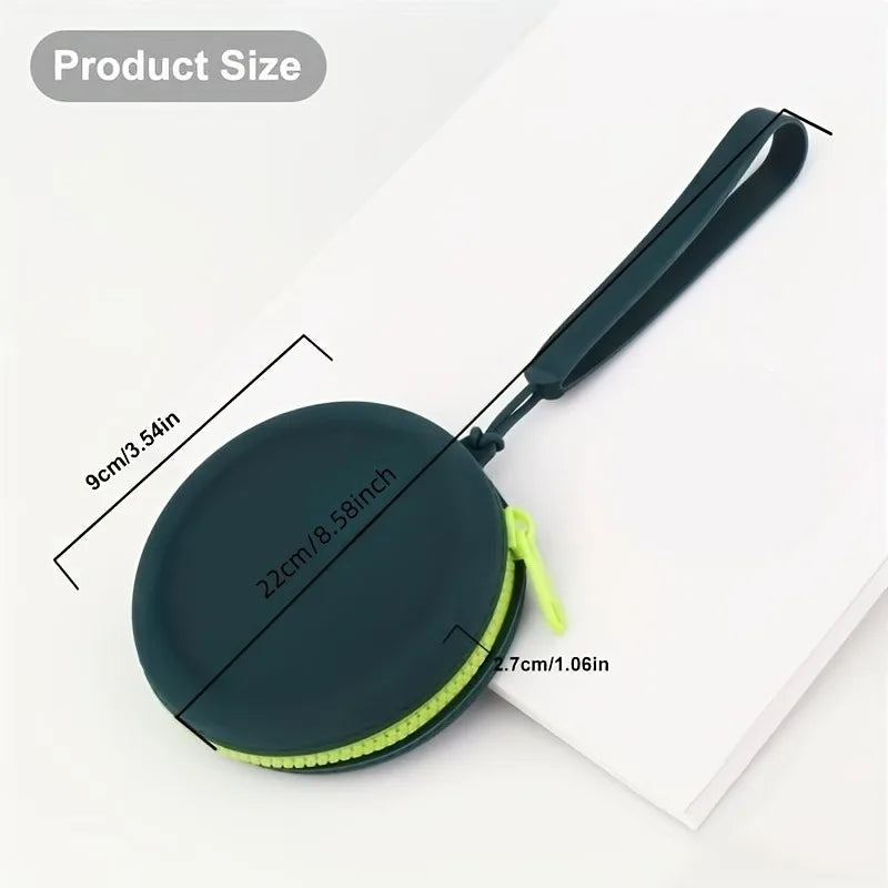 1Pcs Pet Supplies Silicone Dog Food Bag Outdoor Training Dog Training Dog Treat Training Pouch Waterproof Dog Snack Training Bag